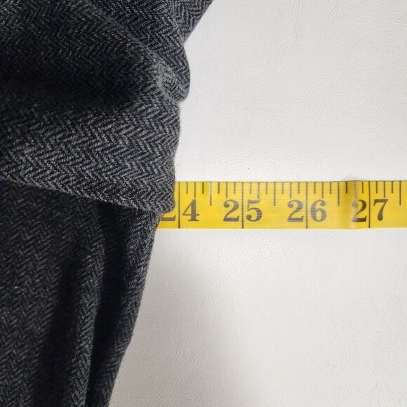 David‎ Donahue Polo Shirt Mens XL Cotton Pullover Herringbone Long Sleeve - Picture 10 of 11